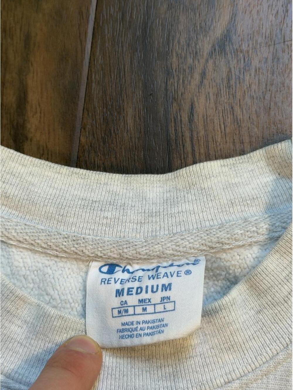 Vintage Gonzaga University Washington Champion Reverse Weave Size Medium - Picture 3 of 8